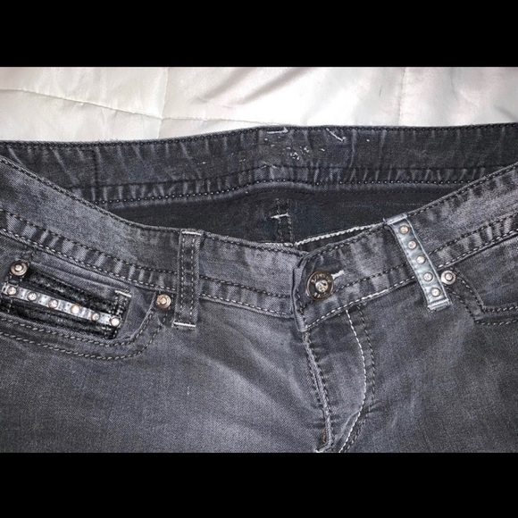 Express grey skinny jeans 12 - Picture 2 of 7